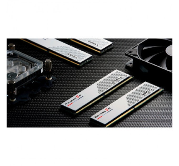 G.Skill Модуль пам'яті для комп'ютера DDR5 64GB (2x32GB) 6000 MHz Ripjaws S5 G.Skill (F5-6000J3040G32GX2-RS5W)