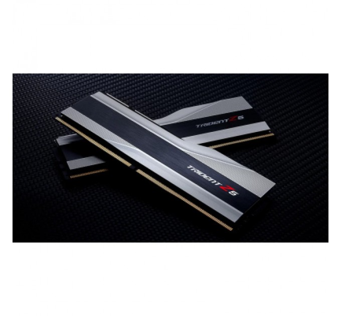 G.Skill Модуль пам'яті для комп'ютера DDR5 64GB (2x32GB) 6000 MHz Trident Z5 Silver G.Skill (F5-6000J3238G32GX2-TZ5S)