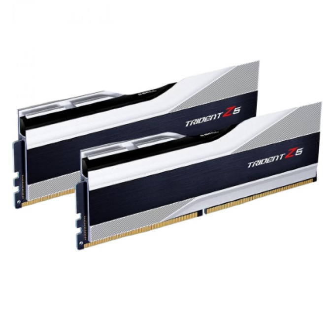 G.Skill Модуль пам'яті для комп'ютера DDR5 64GB (2x32GB) 6000 MHz Trident Z5 Silver G.Skill (F5-6000J3238G32GX2-TZ5S)