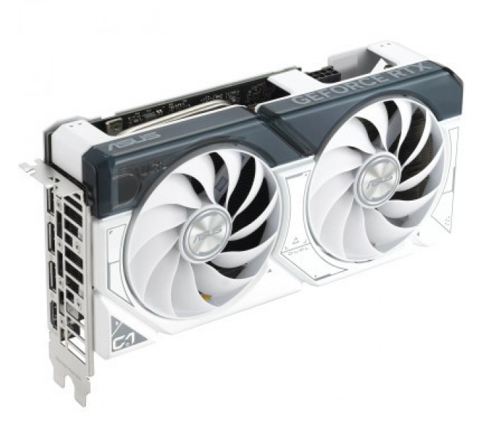 ASUS Відеокарта ASUS GeForce RTX4060Ti 8Gb DUAL OC WHITE (DUAL-RTX4060TI-O8G-WHITE)