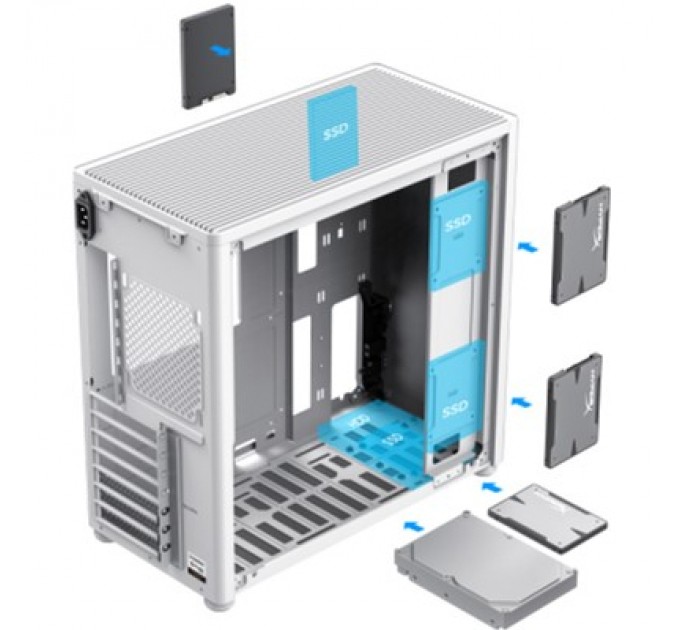 Gamemax Корпус Gamemax Spark Pro Full White