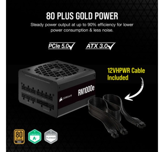 Corsair Блок живлення Corsair 1000W RM1000e (CP-9020264-EU)