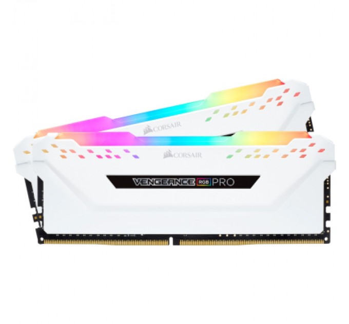 Corsair Модуль пам'яті для комп'ютера DDR4 32GB (2x16GB) 3200 MHz Vengeance RGB PRO SL Corsair (CMH32GX4M2E3200C16W)