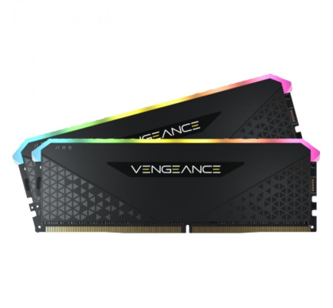 Corsair Модуль пам'яті для комп'ютера DDR4 64GB (2x32GB) 3600 MHz Vengeance RGB RS Corsair (CMG64GX4M2D3600C18)