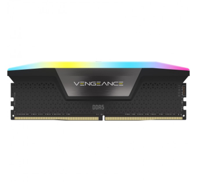 Corsair Модуль пам'яті для комп'ютера DDR5 32GB (2x16GB) 5200 MHz Vengeance RGB Corsair (CMH32GX5M2B5200C40)