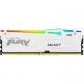 Kingston Fury (ex.HyperX) Модуль пам'яті для комп'ютера DDR5 16GB 6000 MHz Beast RGB EXPO White Kingston Fury (ex.HyperX) (KF560C36BWEA-16)