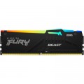 Kingston Fury (ex.HyperX) Модуль пам'яті для комп'ютера DDR5 32GB 6000 MHz Beast RGB Kingston Fury (ex.HyperX) (KF560C40BBA-32)