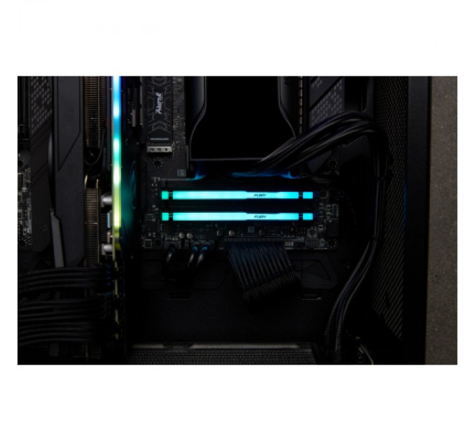 Kingston Fury (ex.HyperX) Модуль пам'яті для комп'ютера DDR5 32GB 6000 MHz Beast RGB Kingston Fury (ex.HyperX) (KF560C40BBA-32)