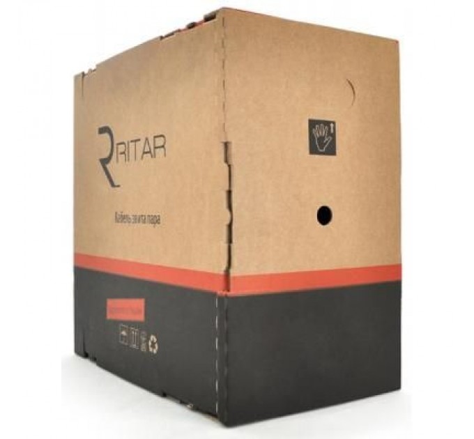 Ritar Кабель мережевий Ritar UTP 305м, cat 5e, CU, 4*2*0,50мм, ПВХ, indoor (КПВ-ВП (100) 4*2*0,50 / 17000)