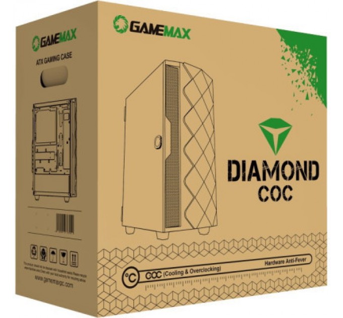 Gamemax Корпус Gamemax Black Diamond COC