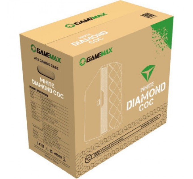 Gamemax Корпус Gamemax White Diamond COC