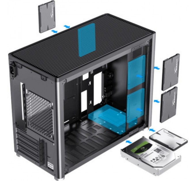 Gamemax Корпус Gamemax Spark Grey