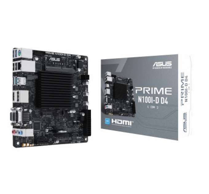 ASUS Материнська плата ASUS PRIME N100I-D D4-CSM