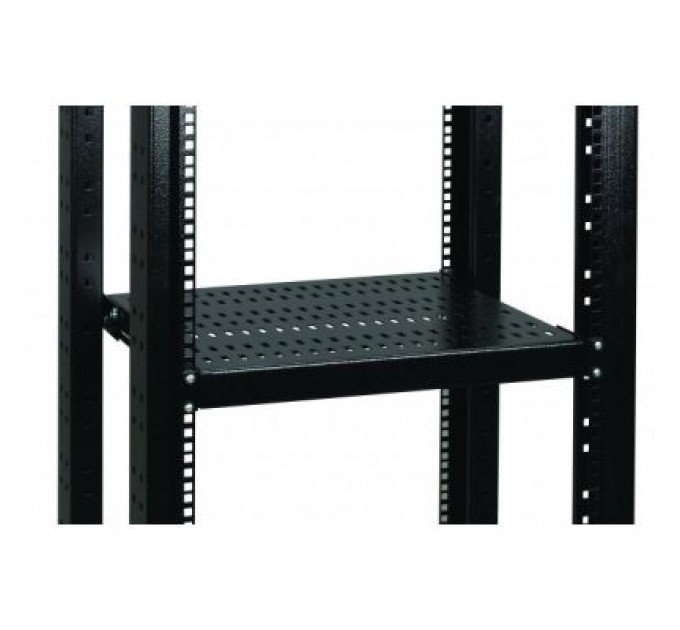Conteg Полка 19" Conteg 1U глуб. 550 мм. до 100кг. RAL9005 (DP-PZ-550)