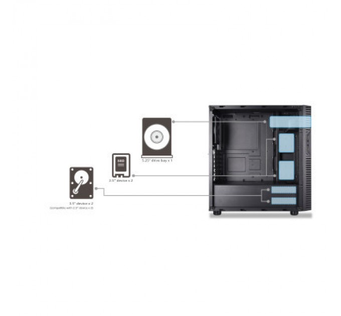 Silver Stone Корпус Silver Stone SST-PS14B-E