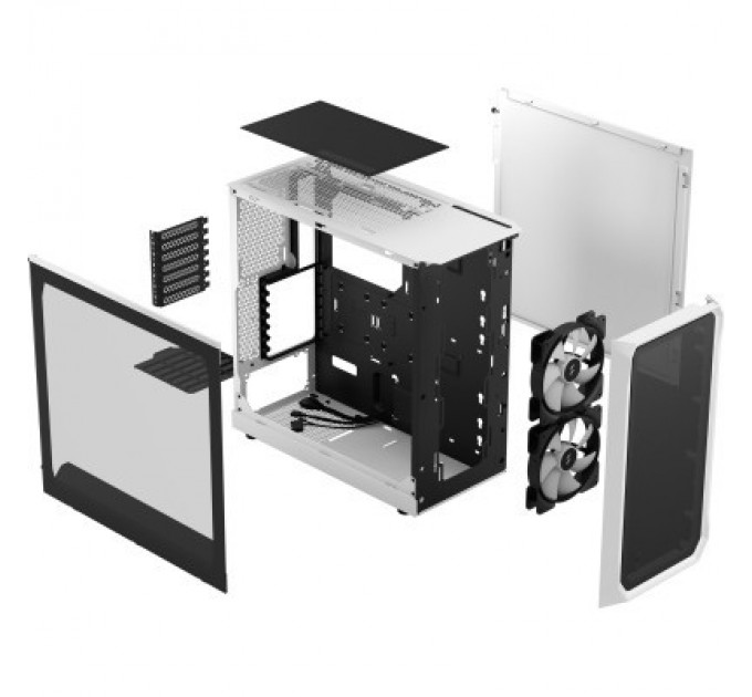 Fractal Design Корпус Fractal Design Focus 2 RGB White TG ClearTint (FD-C-FOC2A-04)