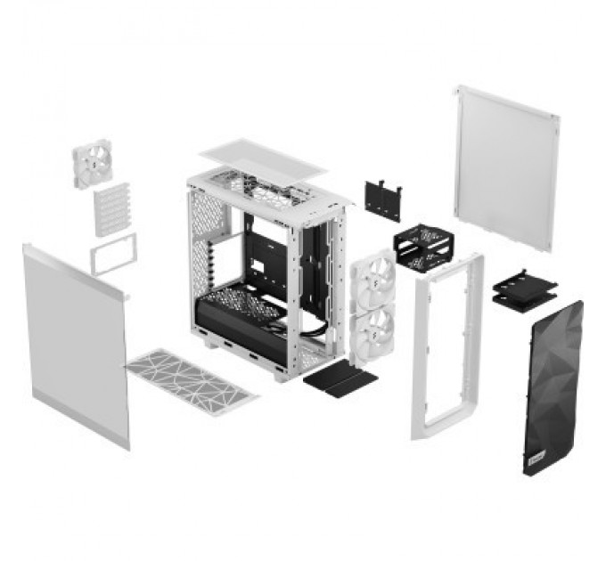 Fractal Design Корпус Fractal Design Meshify 2 Compact Lite White T (FD-C-MEL2C-04)