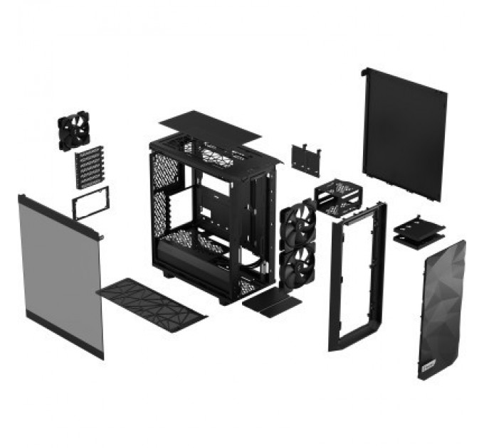 Fractal Design Корпус Fractal Design Meshify 2 Lite Black TG Light (FD-C-MEL2A-03)