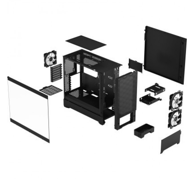 Fractal Design Корпус Fractal Design Pop Air RGB Blck TG Clear Tint (FD-C-POR1A-06)