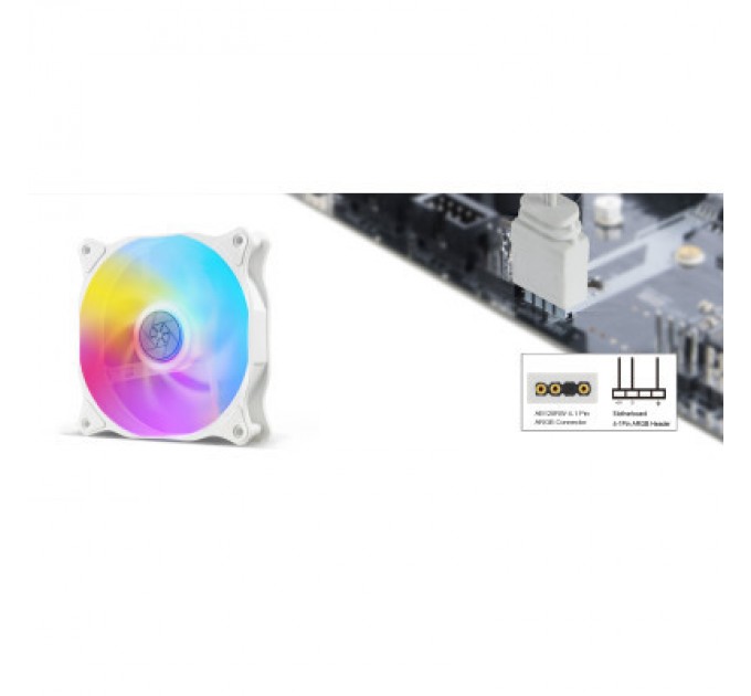 Silver Stone Кулер до корпусу Silver Stone Air Blazer 120RW-ARGB (SST-AB120RW-ARGB)
