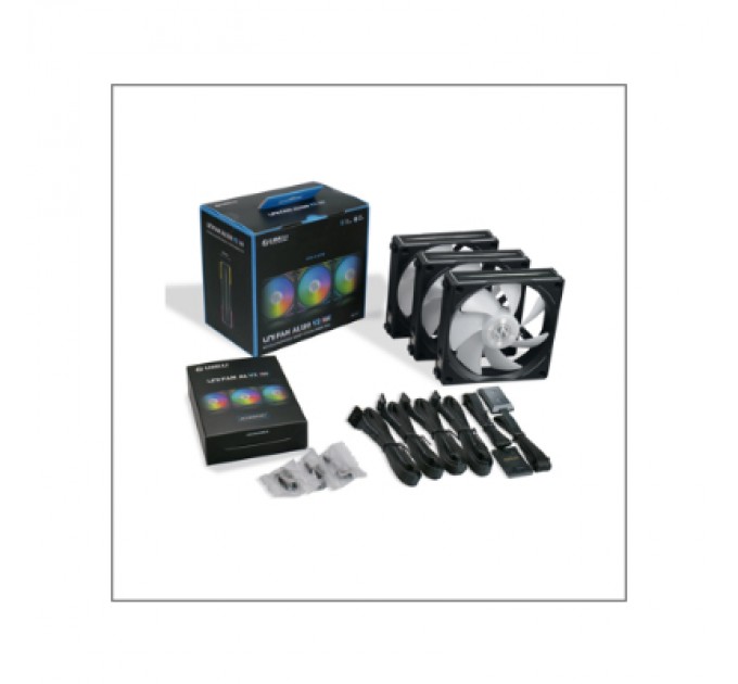 Lian Li Кулер до корпусу Lian Li Uni Fan ALV2 120-3 Triple Black (G99.12ALV23B.00)