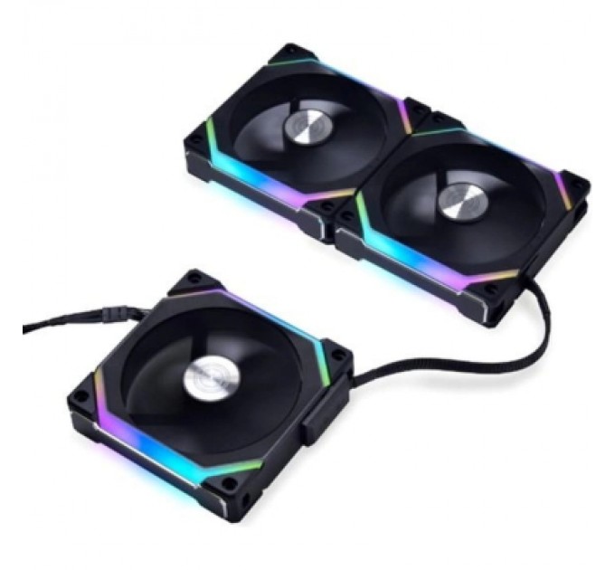 Lian Li Кулер до корпусу Lian Li Uni Fan SL V2, 120mm, Triple, Black (G99.12SLV23B.00)