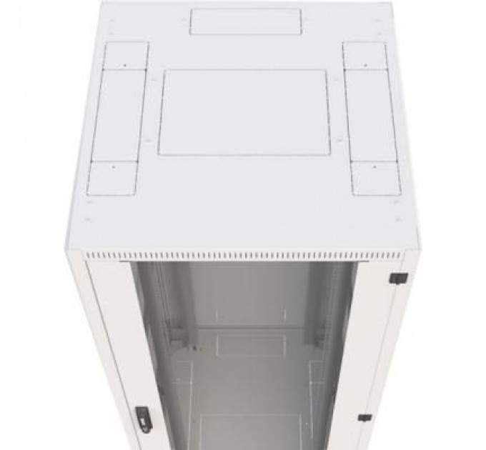 Conteg Шафа напольна Conteg iSEVEN 19", 27U 600x800, RAL7035 (RI7-27-60/80)