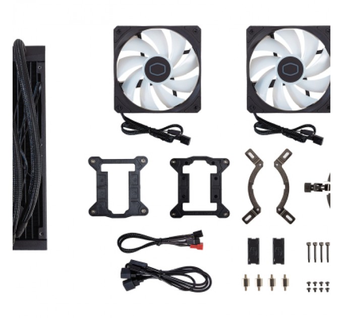 CoolerMaster Система рідинного охолодження CoolerMaster MasterLiquid 240L Core ARGB (MLW-D24M-A18PZ-R1)