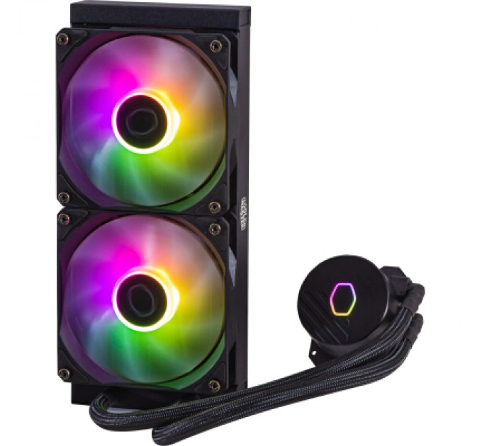 CoolerMaster Система рідинного охолодження CoolerMaster MasterLiquid 240L Core ARGB (MLW-D24M-A18PZ-R1)