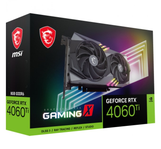 MSI Відеокарта MSI GeForce RTX4060Ti 8Gb GAMING X (RTX 4060 Ti GAMING X 8G)