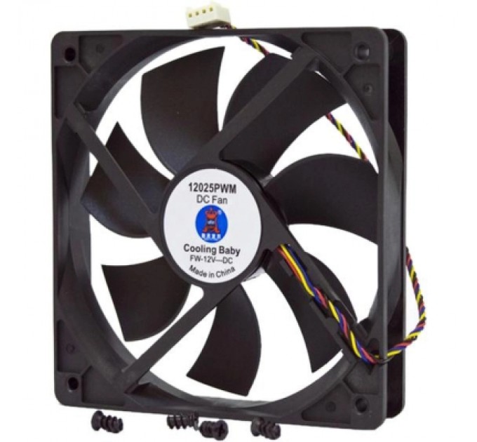 Cooling Baby Кулер до корпусу Cooling Baby 12025ARGBPWM