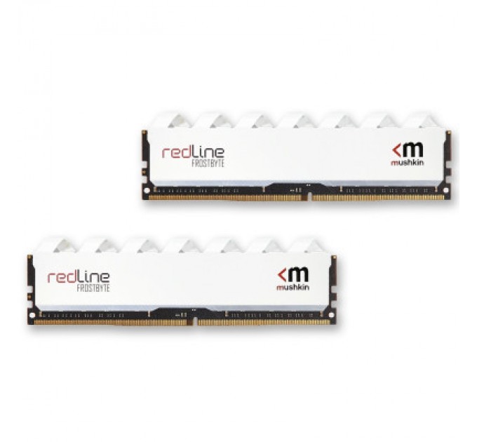 Mushkin Модуль пам'яті для комп'ютера DDR4 16GB (2x8GB) 3600 MHz Redline White Mushkin (MRD4U360JNNM8GX2)