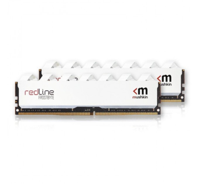 Mushkin Модуль пам'яті для комп'ютера DDR4 16GB (2x8GB) 3600 MHz Redline White Mushkin (MRD4U360JNNM8GX2)