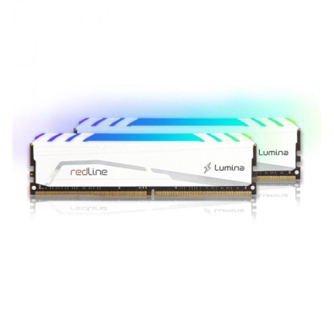 Mushkin Модуль пам'яті для комп'ютера DDR4 64GB (2x32GB) 3600 MHz Redline Lumina RGB White Mushkin (MLB4C360JNNM32GX2)