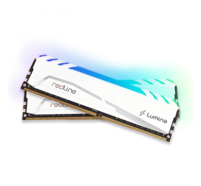 Mushkin Модуль пам'яті для комп'ютера DDR4 64GB (2x32GB) 3600 MHz Redline Lumina RGB White Mushkin (MLB4C360JNNM32GX2)