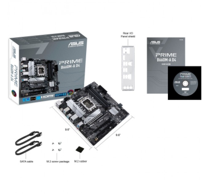 ASUS Материнська плата ASUS PRIME B660M-A D4-CSM