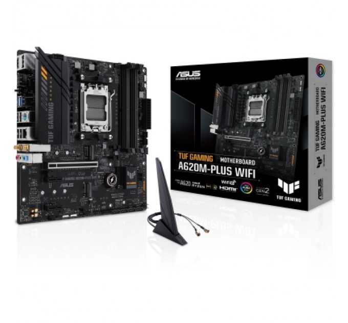ASUS Материнська плата ASUS TUF GAMING A620M-PLUS WIFI