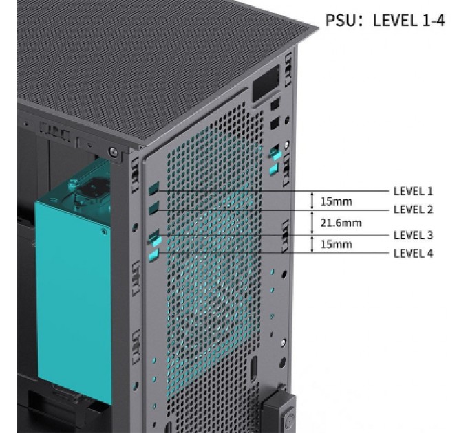 JONSBO Корпус JONSBO D41 MESH SC Black