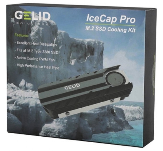 Gelid Solutions Радіатор охолодження Gelid Solutions IceCap Pro M.2 SSD (HS-M2-SSD-22)