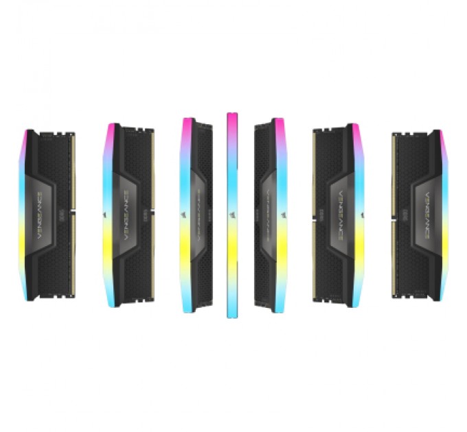 Corsair Модуль пам'яті для комп'ютера DDR5 32GB (2x16GB) 7200 MHz Vengeance RGB Corsair (CMH32GX5M2X7200C34)