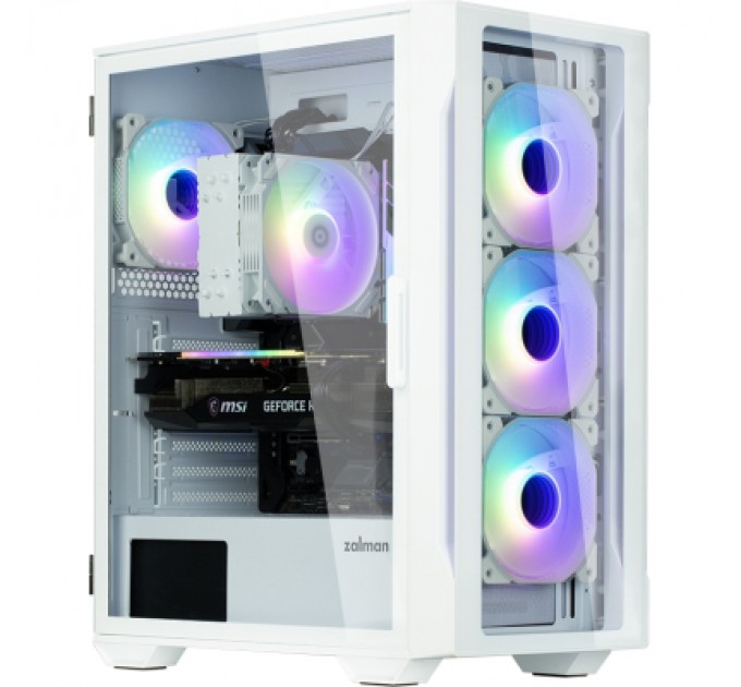 Zalman Корпус Zalman I3 Neo TG White (I3NEOTGWHITE)
