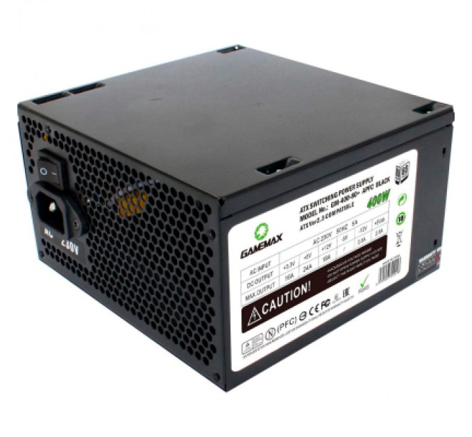 Gamemax Блок живлення Gamemax GM-400-80+APFC Black