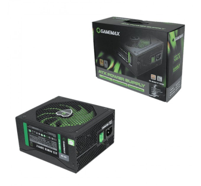 Gamemax Блок живлення Gamemax GM-500 80+ APFC Black