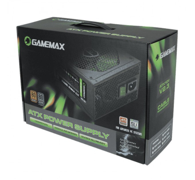 Gamemax Блок живлення Gamemax GM-500 80+ APFC Black