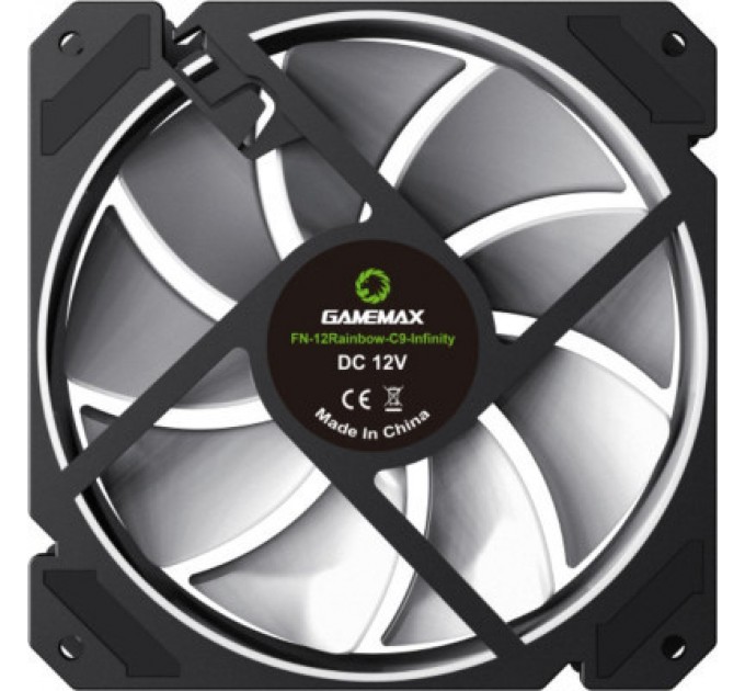 Gamemax Кулер до корпусу Gamemax FN-12Rainbow-C9-Infinity