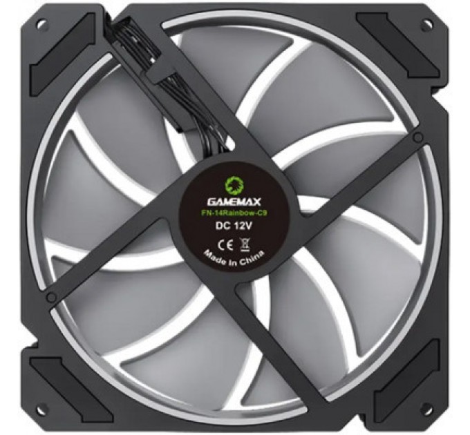 Gamemax Кулер до корпусу Gamemax FN-14Rainbow-C9