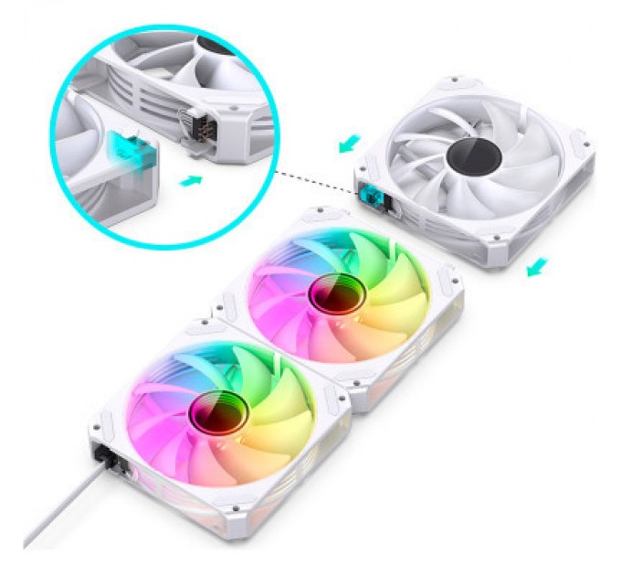 JONSBO Кулер до корпусу JONSBO ZG-120W White