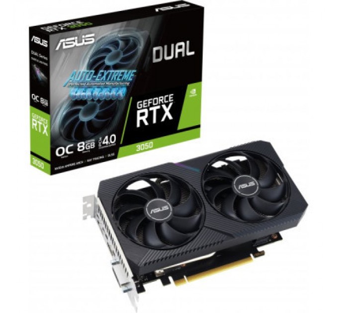 ASUS Відеокарта ASUS GeForce RTX3050 8Gb DUAL OC (DUAL-RTX3050-O8G-V2)