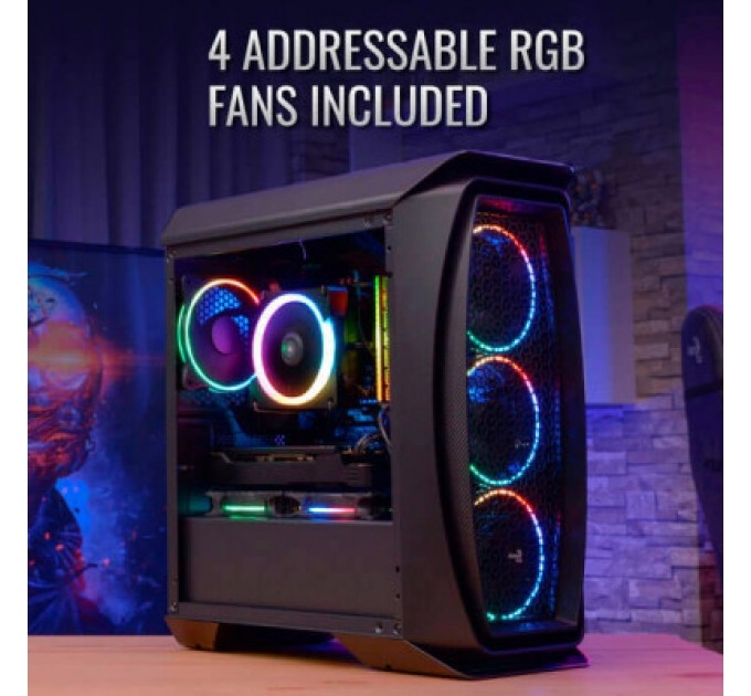 AeroCool Корпус AeroCool Aero One Mini Eclipse-G-WT-v1 Black/White (ACCS-PB18143.21)