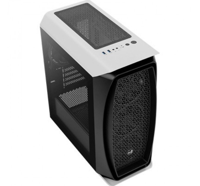 AeroCool Корпус AeroCool Aero One Mini Eclipse-G-WT-v1 Black/White (ACCS-PB18143.21)